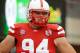 LINCOLN, NE - SEPTEMBER 17: Jared Crick #94 of the Nebraska Cornhuskers warms up before their game agains the Washington huskies at Memorial Stadium September 17, 2011 in Lincoln, Nebraska. Nebraska won 51-38.(Photo by Eric Francis/Getty Images)