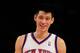 NEW YORK, NY - FEBRUARY 20: Jeremy Lin #17 of the New York Knicks smiles during the game against the New Jersey Nets at Madison Square Garden on February 20, 2012 in New York City. NOTE TO USER: User expressly acknowledges and agrees that, by downloading and/or using this Photograph, user is consenting to the terms and conditions of the Getty Images License Agreement. (Photo by Chris Trotman/Getty Images)