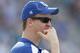 JACKSONVILLE, FL - JANUARY 1: Quarterback Peyton Manning of the Indianapolis Colts looks on during the game against the Jacksonville Jaguars at EverBank Field on January 1, 2012 in Jacksonville, Florida. The Jaguars defeated the Colts 19-13. (Photo by Joe Robbins/Getty Images)
