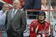 WASHINGTON DC, DC - APRIL 23: Alex Ovechkin #8 and head coach Bruce Boudreau of the Washington Capitals look on against the Montreal Canadiens in Game Five of the Eastern Conference Quarterfinals during the 2010 NHL Stanley Cup Playoffs at the Verizon Center on April 23, 2010 in Washington, DC. (Photo by Jim McIsaac/Getty Images)