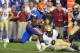 GAINESVILLE, FL - NOVEMBER 26: Running back Chris Rainey #1 of the Florida Gators rushes upfield against the Florida State Seminoles November 26, 2011 at Ben Hill Griffin Stadium in Gainesville, Florida. FSU won 21 - 7. (Photo by Al Messerschmidt/Getty Images)
