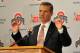 COLUMBUS, OH - NOVEMBER 28: Urban Meyer speaks to the media after being introduced as the new head coach of Ohio State football on November 28, 2011 in Columbus, Ohio. (Photo by Jamie Sabau/Getty Images)