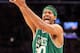 LOS ANGELES, CA - JUNE 17: Rasheed Wallace #30 of the Boston Celtics reacts against the Los Angeles Lakers in Game Seven of the 2010 NBA Finals at Staples Center on June 17, 2010 in Los Angeles, California. NOTE TO USER: User expressly acknowledges and agrees that, by downloading and/or using this Photograph, user is consenting to the terms and conditions of the Getty Images License Agreement. (Photo by Ronald Martinez/Getty Images)