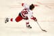 OTTAWA, ON - JANUARY 28: Justin Faulk #28 of the Carolina Hurricanes and team Alfredsson takes a shot on Team Chara during the 2012 Molson Canadian NHL All-Star Skills Competition at Scotiabank Place on January 28, 2012 in Ottawa, Ontario, Canada. (Photo by Gregory Shamus/Getty Images)