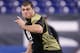 INDIANAPOLIS, IN - FEBRUARY 25: Offensive lineman David DeCastro of Stanford participates in a drill during the 2012 NFL Combine at Lucas Oil Stadium on February 25, 2012 in Indianapolis, Indiana. (Photo by Joe Robbins/Getty Images)