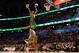 ORLANDO, FL - FEBRUARY 25: Jeremy Evans of the UTah Jazz jumps over jumps over teammate Gordon Haywood as he dunks two basketballs during the Sprite Slam Dunk Contest part of 2012 NBA All-Star Weekend at Amway Center on February 25, 2012 in Orlando, Florida. NOTE TO USER: User expressly acknowledges and agrees that, by downloading and or using this photograph, User is consenting to the terms and conditions of the Getty Images License Agreement. (Photo by Mike Ehrmann/Getty Images)