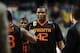 GREENSBORO, NC - MARCH 11: Reggie Johnson #42 of the University of Miami Hurricanes reacts against the Wake Forest Demon Deacons in their first round game in the 2010 ACC Men's Basketball Tournament at the Greensboro Coliseum on March 11, 2010 in Greensboro, North Carolina. (Photo by Jeff Zelevansky/Getty Images)