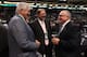 ST PAUL, MN - JUNE 24: (L-R) General Manager Dale Tallon of the Florida Panthers, Minnesota Wild Owner Craig Leipold and General Manager Jim Rutherford of the Carolina Hurricanes share a conversation during day one of the 2011 NHL Entry Draft at Xcel Energy Center on June 24, 2011 in St Paul, Minnesota. (Photo by Bruce Bennett/Getty Images)