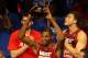 ORLANDO, FL - FEBRUARY 26: Kevin Durant #35 of the Oklahoma City Thunder and the Western Conference holds up the MVP trophy after the West won 152-149 against Eastern Conference during the 2012 NBA All-Star Game at the Amway Center on February 26, 2012 in Orlando, Florida. NOTE TO USER: User expressly acknowledges and agrees that, by downloading and or using this photograph, User is consenting to the terms and conditions of the Getty Images License Agreement. (Photo by Mike Ehrmann/Getty Images)