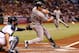 ST PETERSBURG, FL - SEPTEMBER 28: Mark Teixeira #25 of the New York Yankees hits a grand slam home run in the second inning against the Tampa Bay Rays during the game at Tropicana Field on September 28, 2011 in St. Petersburg, Florida. (Photo by J. Meric/Getty Images)
