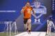 INDIANAPOLIS, IN - FEBRUARY 26: Quarterback Andrew Luck of Stanford runs the 40-yard dash during the 2012 NFL Combine at Lucas Oil Stadium on February 26, 2012 in Indianapolis, Indiana. (Photo by Joe Robbins/Getty Images)