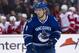 VANCOUVER, CANADA - DECEMBER 21: Cody Hodgson #9 of the Vancouver Canucks skates during NHL action against the Detroit Red Wings on December 21, 2011 at Rogers Arena in Vancouver, British Columbia, Canada. (Photo by Rich Lam/Getty Images)