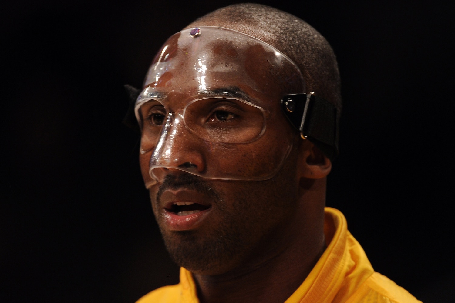 Kobe Bryant Black Mamba Proves Even a Face Mask Can't Slow Him Down