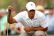 PALM BEACH GARDENS, FL - MARCH 01: Tiger Woods lines up a putt on the 11th hole during the first round of the Honda Classic at PGA National on March 1, 2012 in Palm Beach Gardens, Florida. (Photo by Mike Ehrmann/Getty Images)