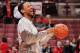 COLUMBUS, OH - DECEMBER 14: Jared Sullinger #0 of the Ohio State Buckeyes is all smiles as he warms up before a game against the South Carolina-Upstate Spartans on December 14, 2011 at Value City Arena in Columbus, Ohio. (Photo by Jamie Sabau/Getty Images)