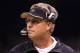 NEW ORLEANS, LA - OCTOBER 31: Defensive coordinator Gregg Williams of the New Orleans Saints looks on during the game against the Pittsburgh Steelers at the Louisiana Superdome on October 31, 2010 in New Orleans, Louisiana. (Photo by Matthew Sharpe/Getty Images)