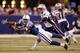 INDIANAPOLIS - NOVEMBER 15: Pierre Garcon #85 of the Indianapolis Colts cannot make the catch during the second quarter of the game against the New England Patriots during the game at Lucas Oil Stadium on November 15, 2009 in Indianapolis, Indiana. (Photo by Andy Lyons/Getty Images)