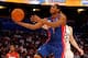 ORLANDO, FL - FEBRUARY 24: Brandon Knight #7 of the Detroit Pistons and Team Shaq drives for a shot attempt during the BBVA Rising Stars Challenge part of the 2012 NBA All-Star Weekend at Amway Center on February 24, 2012 in Orlando, Florida. NOTE TO USER: User expressly acknowledges and agrees that, by downloading and or using this photograph, User is consenting to the terms and conditions of the Getty Images License Agreement. (Photo by Mike Ehrmann/Getty Images)