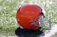 BALTIMORE, MD - DECEMBER 24: The helmet of Christian Yount #57 of the Cleveland Browns sits on the turf before the start of the Browns and Baltimore Ravens game at M&T Bank Stadium on December 24, 2011 in Baltimore, Maryland. (Photo by Rob Carr/Getty Images)
