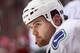GLENDALE, AZ - FEBRUARY 28: Zack Kassian #9 of the Vancouver Canucks warms up before the NHL game against the Phoenix Coyotes at Jobing.com Arena on February 28, 2012 in Glendale, Arizona. (Photo by Christian Petersen/Getty Images)