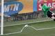 Goal-line technology will show if the ball goes over the line.