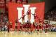BLOOMINGTON, IN - MARCH 04: The Indiana Hoosiers cheerleaders perform during the Big Ten Conference game against the Purdue Boilermakers at Assembly Hall on March 4, 2012 in Bloomington, Indiana. (Photo by Andy Lyons/Getty Images)