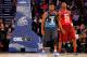 ORLANDO, FL - FEBRUARY 26: (L-R) Dwyane Wade #3 of the Miami Heat and and the Eastern Conference and Kobe Bryant #24 of the Los Angeles Lakers and the Western Conference stand on court during the 2012 NBA All-Star Game at the Amway Center on February 26, 2012 in Orlando, Florida. NOTE TO USER: User expressly acknowledges and agrees that, by downloading and or using this photograph, User is consenting to the terms and conditions of the Getty Images License Agreement. (Photo by Ronald Martinez/Getty Images)