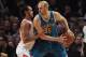CHICAGO, IL - FEBRUARY 28: Chris Kaman #35 of the New Orleans Hornets tries to move against Joakim Noah #13 of the Chicago Bulls at the United Center on February 28, 2012 in Chicago, Illinois. The Bulls defeated the Hornets 99-95. NOTE TO USER: User expressly acknowledges and agrees that, by downloading and or using this photograph, User is consenting to the terms and conditions of the Getty Images License Agreement. (Photo by Jonathan Daniel/Getty Images)