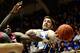 DURHAM, NC - JANUARY 21: Ryan Kelly #34 of the Duke Blue Devils battles for a rebound with Bernard James #5 of the Florida State Seminoles during play at Cameron Indoor Stadium on January 21, 2012 in Durham, North Carolina. (Photo by Grant Halverson/Getty Images)