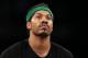 LOS ANGELES, CA - JUNE 17: Rasheed Wallace #30 of the Boston Celtics warms up before Game Seven of the 2010 NBA Finals against the Los Angeles Lakers at Staples Center on June 17, 2010 in Los Angeles, California. NOTE TO USER: User expressly acknowledges and agrees that, by downloading and/or using this Photograph, user is consenting to the terms and conditions of the Getty Images License Agreement. (Photo by Christian Petersen/Getty Images)