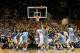 DURHAM, NC - MARCH 03: Kendall Marshall #5 of the North Carolina Tar Heels shoots a foul shot against the Duke Blue Devils during their game at Cameron Indoor Stadium on March 3, 2012 in Durham, North Carolina. (Photo by Streeter Lecka/Getty Images)