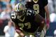 CHARLOTTE, NC - OCTOBER 09: Carl Nicks #77 of the New Orleans Saints during their game at Bank of America Stadium on October 9, 2011 in Charlotte, North Carolina. (Photo by Streeter Lecka/Getty Images)