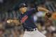 DETROIT - SEPTEMBER 26: Ubaldo Jimenez #30 of the Cleveland Indians pitches in the second inning during the game against the Detroit Tigers at Comerica Park on September 26, 2011 in Detroit, Michigan. (Photo by Leon Halip/Getty Images)
