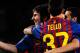 Leo Messi and Christian Tello