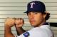 SURPRISE, AZ - FEBRUARY 28: Ian Kinsler #5 of the Texas Rangers poses during spring training photo day on February 28, 2012 in Surprise, Arizona. (Photo by Jamie Squire/Getty Images)