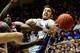 DURHAM, NC - JANUARY 21: Ryan Kelly #34 of the Duke Blue Devils battles for a rebound with Bernard James #5 of the Florida State Seminoles during play at Cameron Indoor Stadium on January 21, 2012 in Durham, North Carolina. (Photo by Grant Halverson/Getty Images)