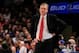 NEW YORK, NY - FEBRUARY 17: Head coach Mike D'Antoni of the New York Knicks coaches from the sideline against the New Orleans Hornets at Madison Square Garden on February 17, 2012 in New York City. NOTE TO USER: User expressly acknowledges and agrees that, by downloading and/or using this Photograph, user is consenting to the terms and conditions of the Getty Images License Agreement. (Photo by Chris Trotman/Getty Images)