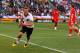 BLOEMFONTEIN, SOUTH AFRICA - JUNE 27: Lukas Podolski of Germany celebrates scoring his side's second goal during the 2010 FIFA World Cup South Africa Round of Sixteen match between Germany and England at Free State Stadium on June 27, 2010 in Bloemfontein, South Africa. (Photo by Clive Rose/Getty Images)