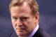 INDIANAPOLIS, IN - FEBRUARY 05: NFL commissioner Roger Goodell walks on the field prior to Super Bowl XLVI between the New York Giants and the New England Patriots at Lucas Oil Stadium on February 5, 2012 in Indianapolis, Indiana. (Photo by Chris Trotman/Getty Images)