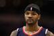 PHOENIX, AZ - FEBRUARY 15: Josh Smith #5 of the Atlanta Hawks during the NBA game against the Phoenix Suns at US Airways Center on February 15, 2012 in Phoenix, Arizona. The Hawks defeated the Suns 101-99. NOTE TO USER: User expressly acknowledges and agrees that, by downloading and or using this photograph, User is consenting to the terms and conditions of the Getty Images License Agreement. (Photo by Christian Petersen/Getty Images)