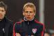GENOA, ITALY - FEBRUARY 29: USA head coach Jurgen Klinsmann watches the action during the international friendly match between Italy and USA at Luigi Ferraris Stadium on February 29, 2012 in Genoa, Italy. (Photo by Valerio Pennicino/Getty Images)
