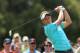 MIAMI, FL - MARCH 09: Luke Donald of England watches his tee shot on the fifth hole during the second round of the World Golf Championship Cadillac Championship on the TPC Blue Monster Course at Doral Golf Resort And Spa on March 9, 2012 in Miami, Florida. (Photo by David Cannon/Getty Images)
