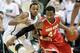 EAST LANSING, MI - MARCH 04: William Buford #44 of the Ohio State Buckeyes drives the ball around Keith Appling #11 of the Michigan State Spartans during the second half of the game at Breslin Center on March 4, 2012 in East Lansing, Michigan. Ohio State defeated Michigan State Spartans 72-70 and won a share of the Big Ten Title. (Photo by Leon Halip/Getty Images)