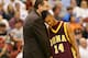 JACKSONVILLE, FL - MARCH 16: Ricky Soliver #14 of the LSU Tigers rests his head on head coach Jeff Ruland's shoulder during their 80 to 64 loss to the Iona Gaels during round one of the NCAA National Championship on March 16, 2006 at the Veterans Memorial Arena in Jacksonville, Florida. (Photo by Doug Pensinger/Getty Images)