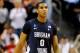 LAS VEGAS, NV - MARCH 03: Brandon Davies #0 of the Brigham Young Cougars walks on the court during a semifinal game of the Zappos.com West Coast Conference Basketball tournament against the Gonzaga Bulldogs at the Orleans Arena March 3, 2012 in Las Vegas, Nevada. Gonzaga won 77-58. (Photo by Ethan Miller/Getty Images)