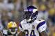 GREEN BAY, WI - OCTOBER 24: Randy Moss #84 of the Minnesota Vikings celebrates a touchdown against the Green Bay Packers during their game at Lambeau Field on October 24, 2010 in Green Bay, Wisconsin. (Photo by Jim Prisching/Getty Images)