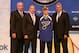 LOS ANGELES, CA - JUNE 25: Jaden Schwartz, drafted 14th overall by the St. Louis Blues, poses on stage during the 2010 NHL Entry Draft at Staples Center on June 25, 2010 in Los Angeles, California. (Photo by Bruce Bennett/Getty Images)