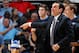 ATLANTA, GA - MARCH 10: head coach Mike Krzyzewski of the Duke Blue Devils reacts in the second half against the Florida State Seminoles during the semifinals of the 2012 ACC Men's Basketball Conferene Tournament at Philips Arena on March 10, 2012 in Atlanta, Georgia. (Photo by Kevin C. Cox/Getty Images)