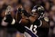 BALTIMORE, MD - NOVEMBER 24: Cory Redding #93 of the Baltimore Ravens celebrates a sack against the San Francisco 49ers at M&T Bank Stadium on November 24, 2011 in Baltimore, Maryland. (Photo by Rob Carr/Getty Images)