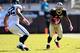 JACKSONVILLE, FL - OCTOBER 02: Daryl Smith #52 of the Jacksonville Jaguars attempts to tackle Robert Meachem #17 of the New Orleans Saints during a game at EverBank Field on October 2, 2011 in Jacksonville, Florida. (Photo by Sam Greenwood/Getty Images)